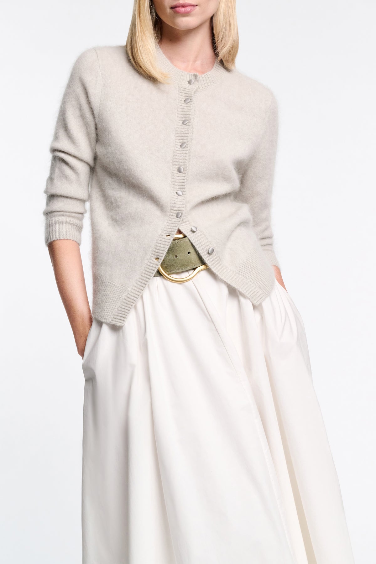 SUEDE SENSATION 6cm waxed belt-Dorothee Schumacher-Sale
