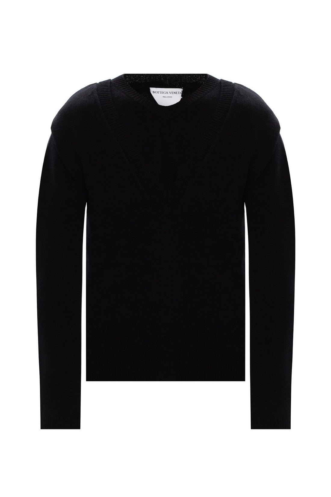 Bottega Veneta-OUTLET-SALE-Double Neck Wool Sweater-ARCHIVIST