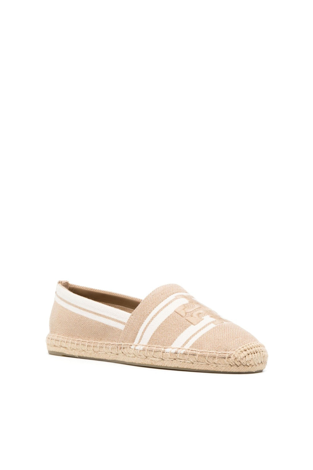 Tory Burch-OUTLET-SALE-Double T Jacquard Logo Espadrilles-ARCHIVIST