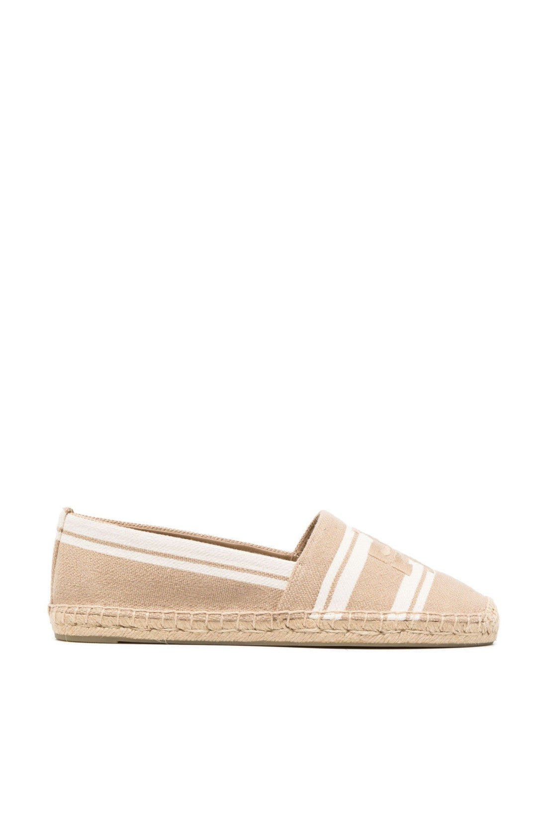 Tory Burch-OUTLET-SALE-Double T Jacquard Logo Espadrilles-ARCHIVIST