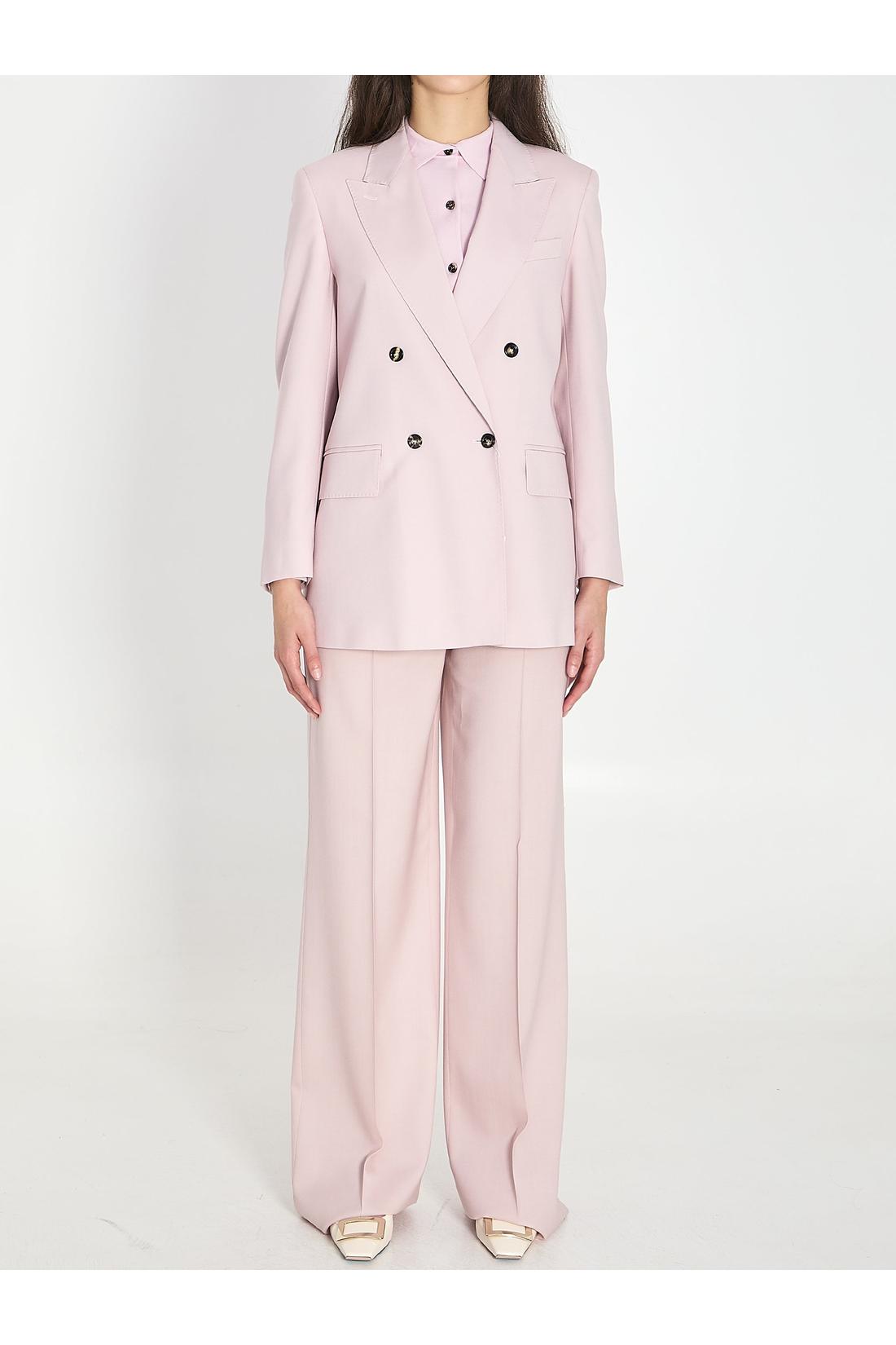 Max Mara-OUTLET-SALE-Double-breasted Ombrosa jacket-ARCHIVIST