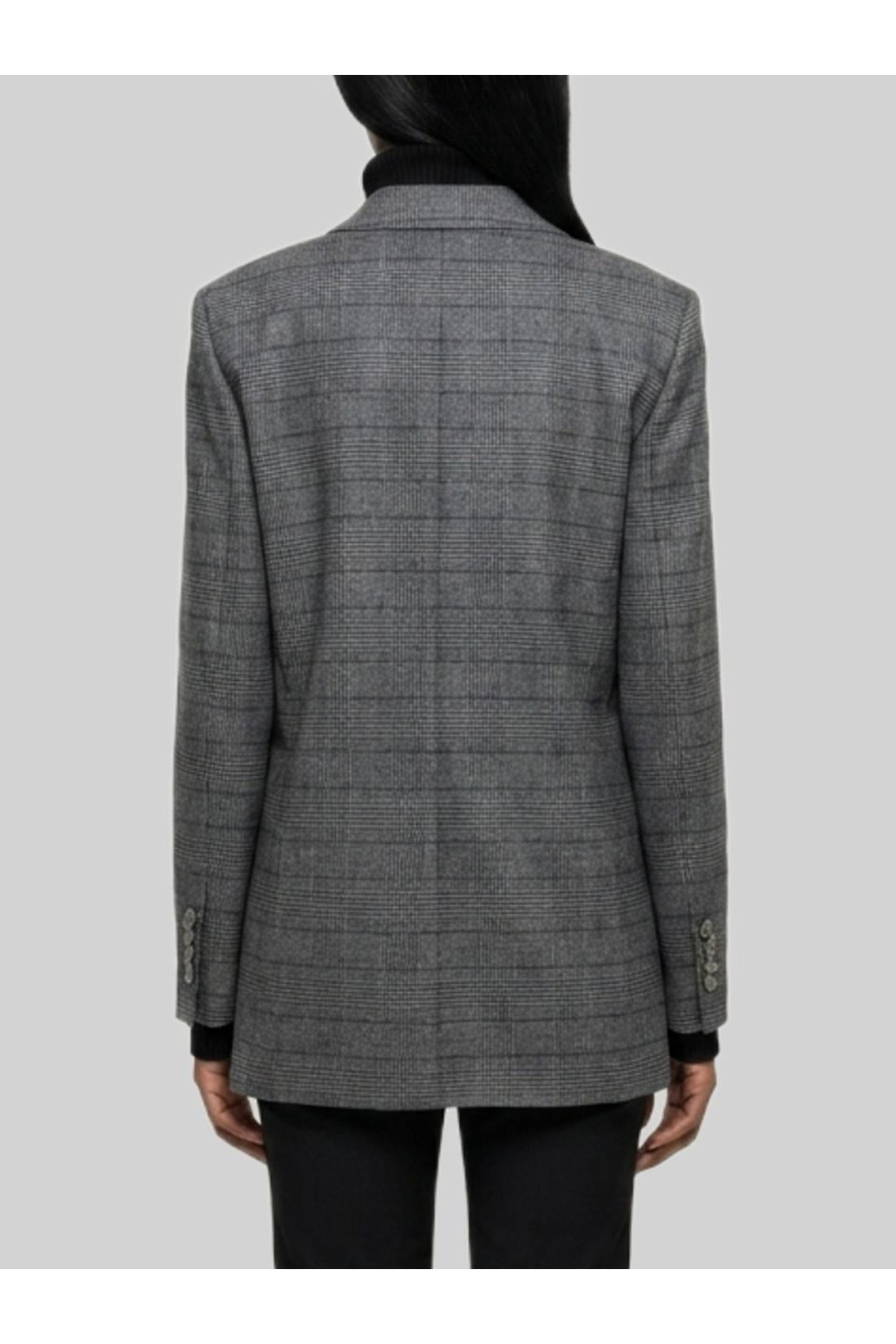 Sutton new york-OUTLET-SALE-Double-breasted Prince of Wales check jacket-ARCHIVIST