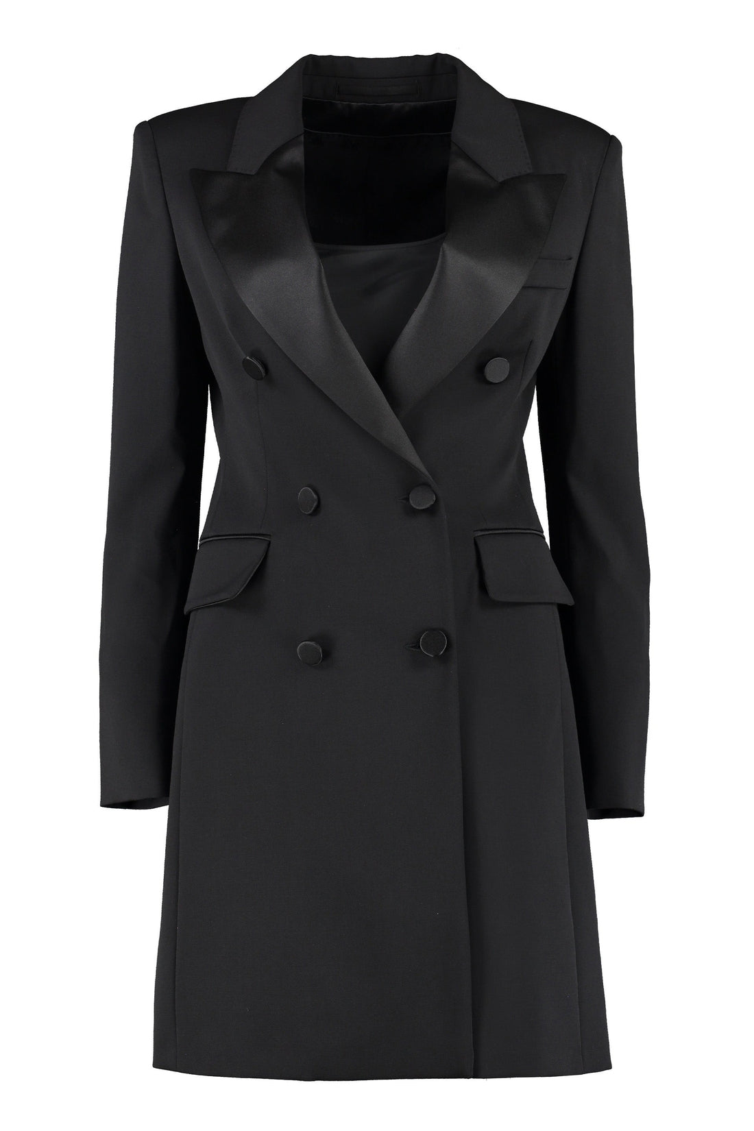 Max Mara-OUTLET-SALE-Double breasted blazer dress-ARCHIVIST