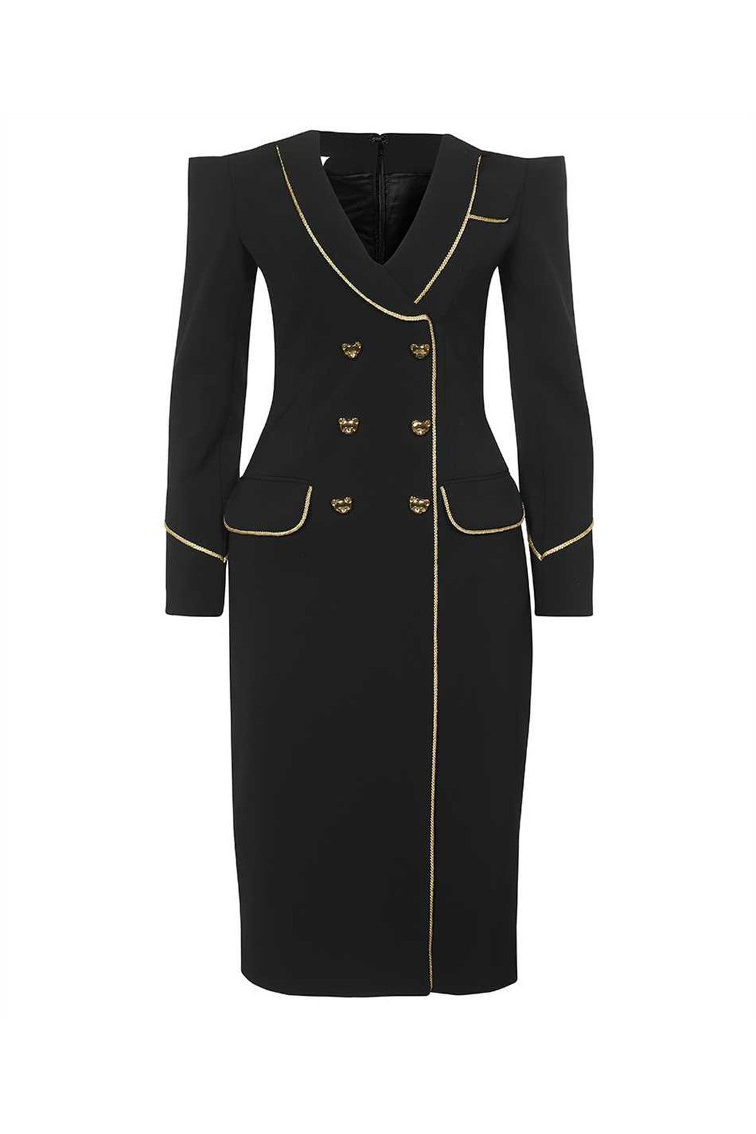 Moschino-OUTLET-SALE-Double breasted blazer dress-ARCHIVIST