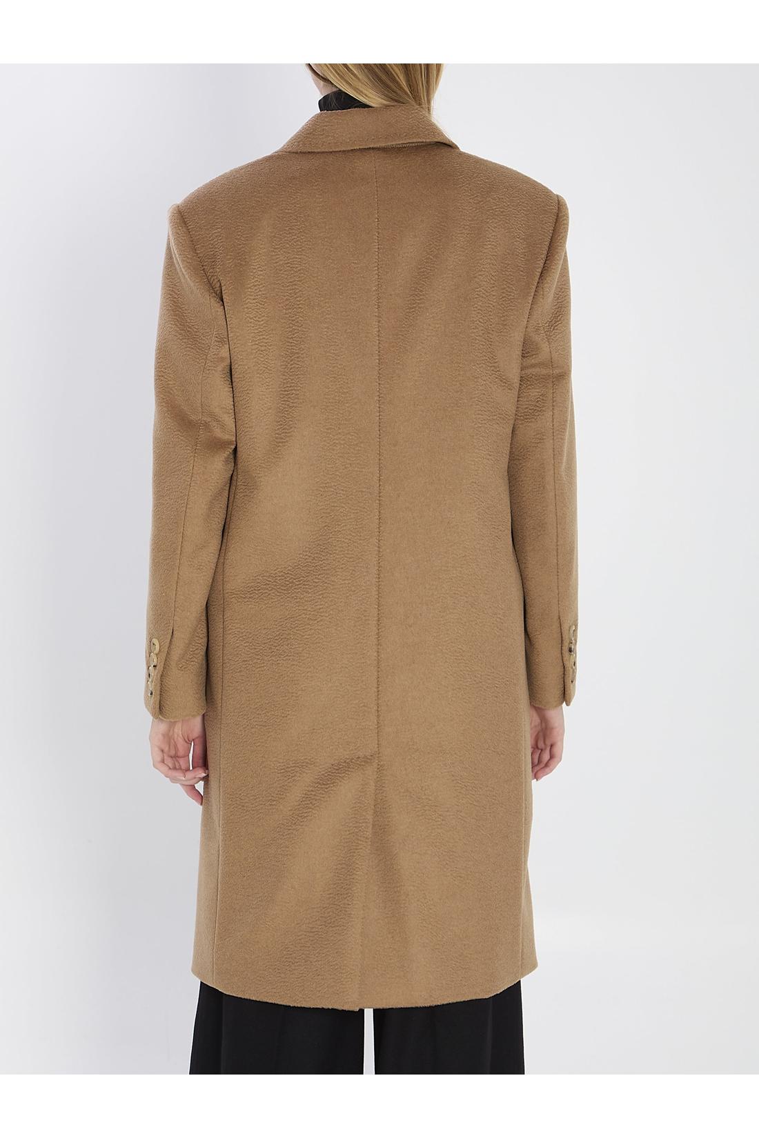 Max Mara-OUTLET-SALE-Double-breasted camel coat-ARCHIVIST