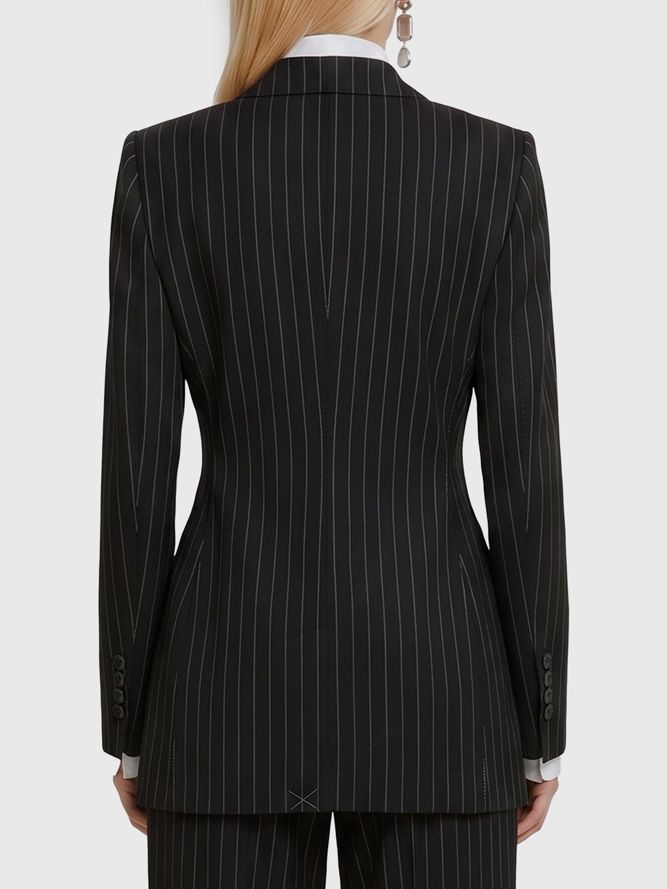 Dolce&gabbana-OUTLET-SALE-Double-breasted chalk stripe jacket-ARCHIVIST