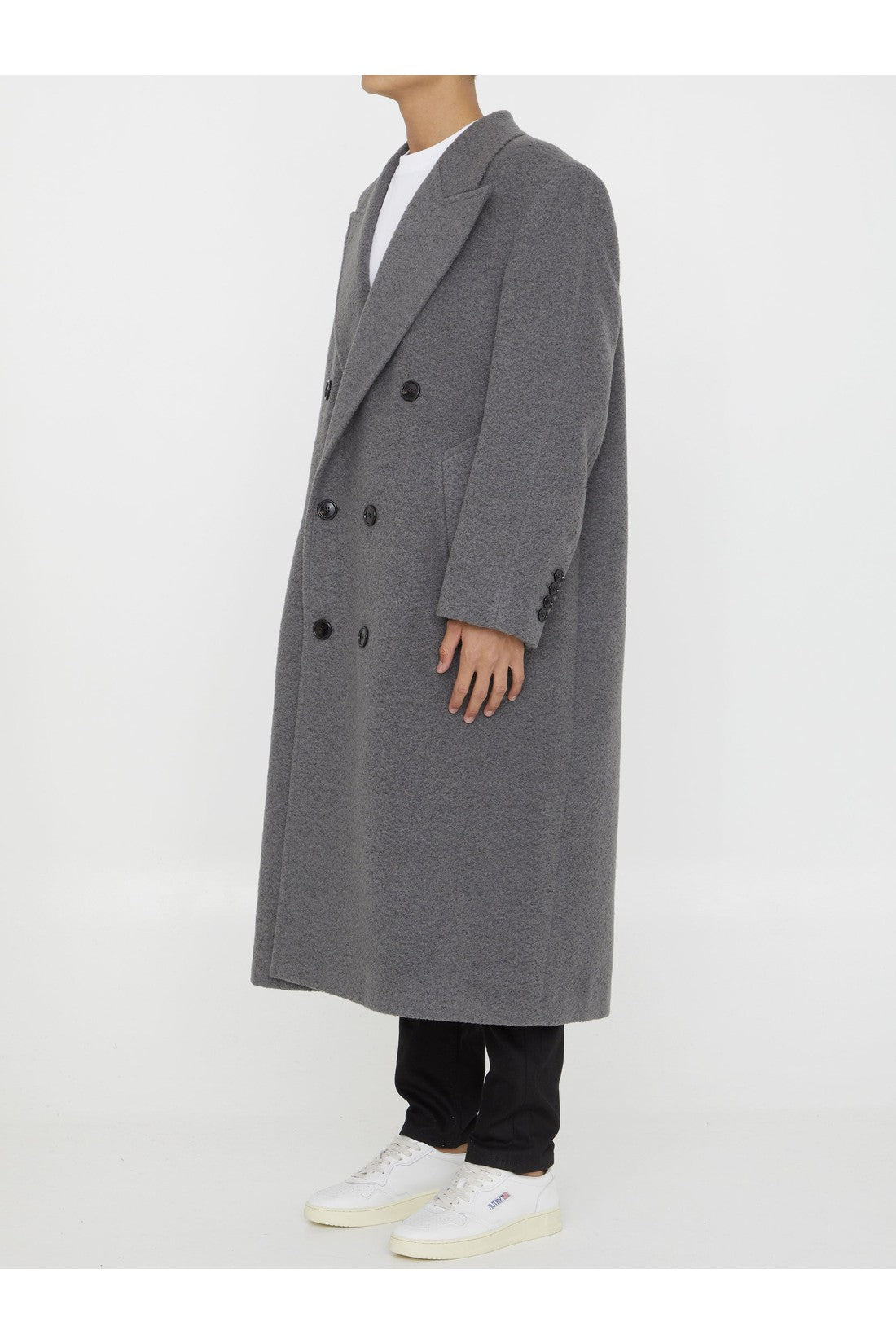 AMI PARIS-OUTLET-SALE-Double-breasted coat-ARCHIVIST