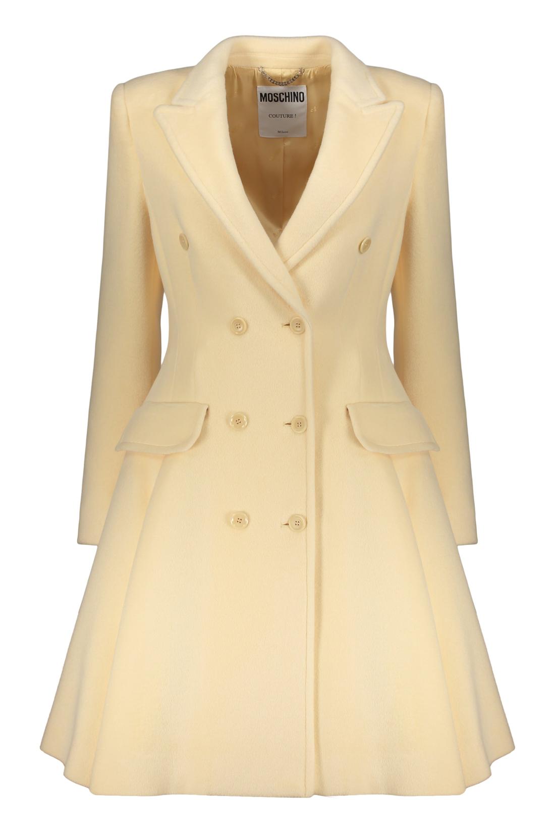 Moschino-OUTLET-SALE-Double-breasted coat-ARCHIVIST