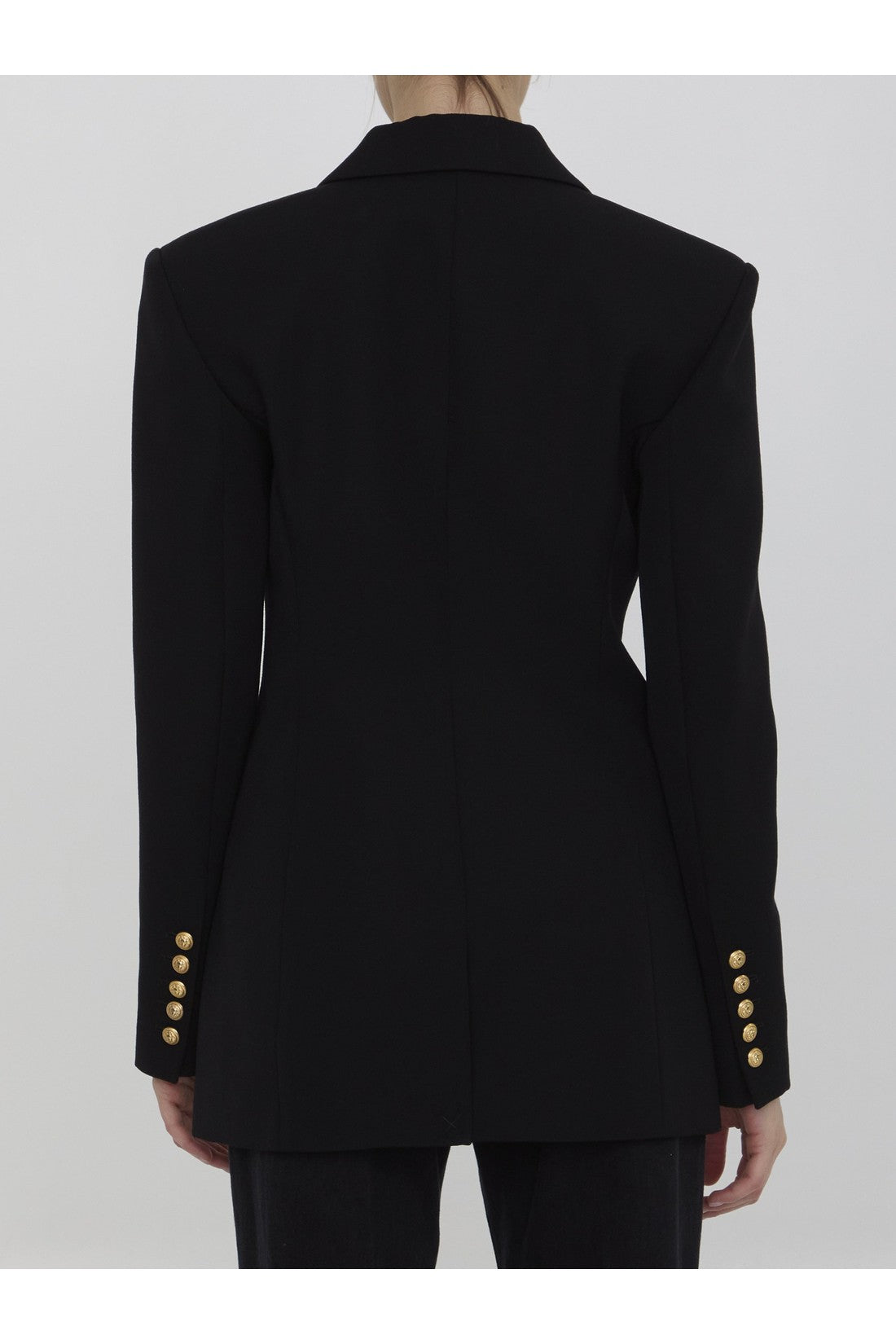 BALMAIN-OUTLET-SALE-Double-breasted jacket in wool-ARCHIVIST