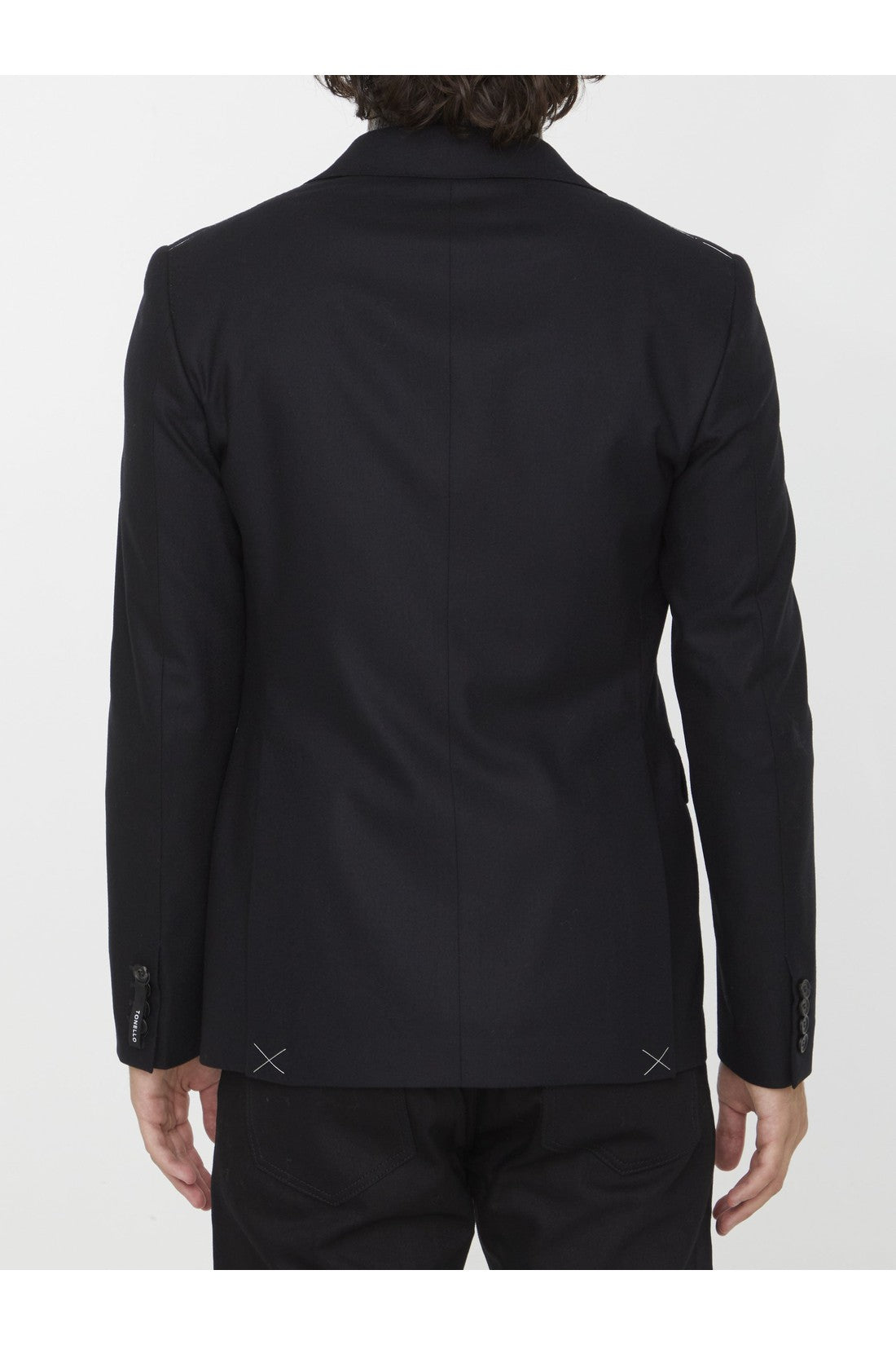 TONELLO-OUTLET-SALE-Double-breasted jacket in wool-ARCHIVIST