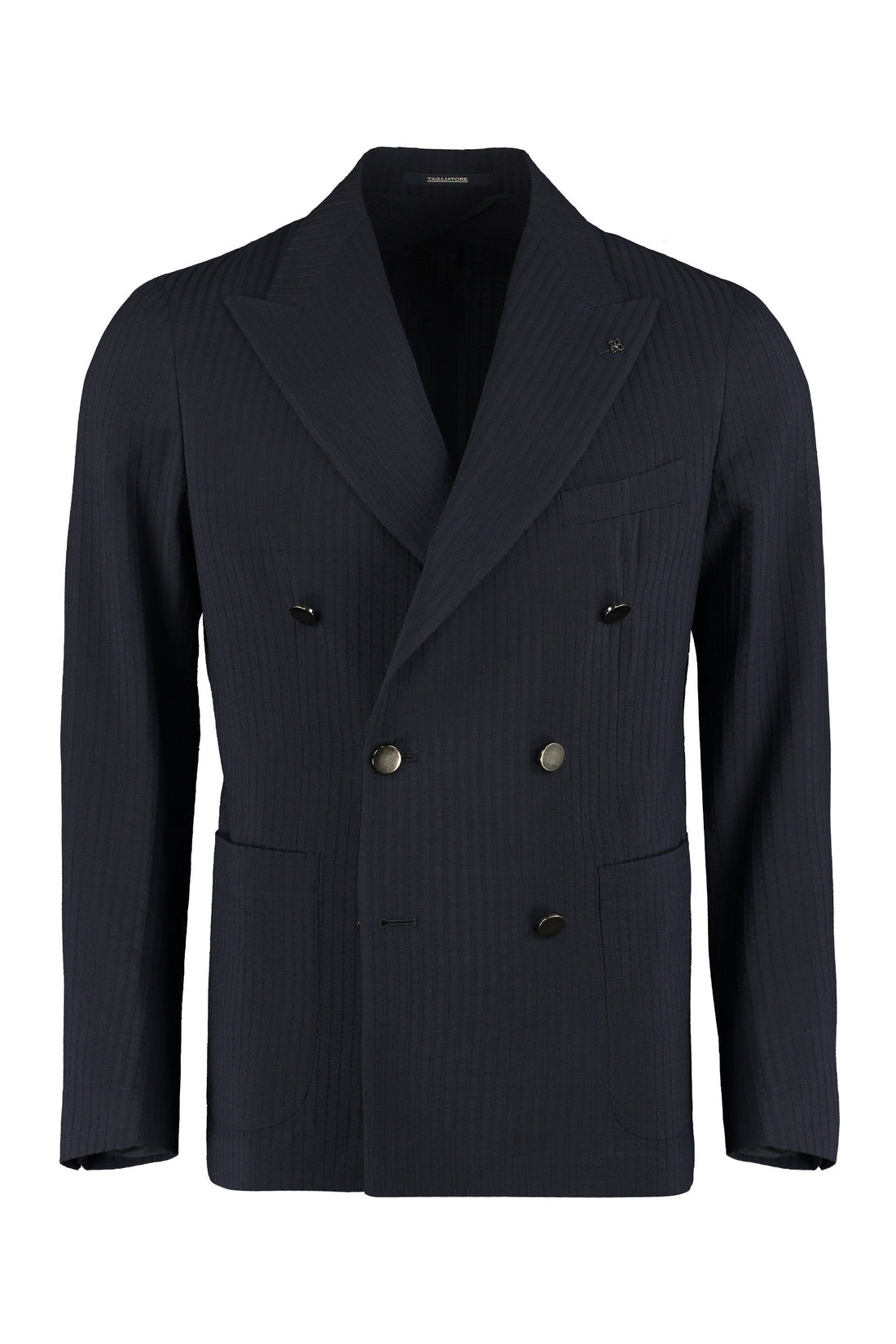 Tagliatore-OUTLET-SALE-Double-breasted virgin wool jacket-ARCHIVIST