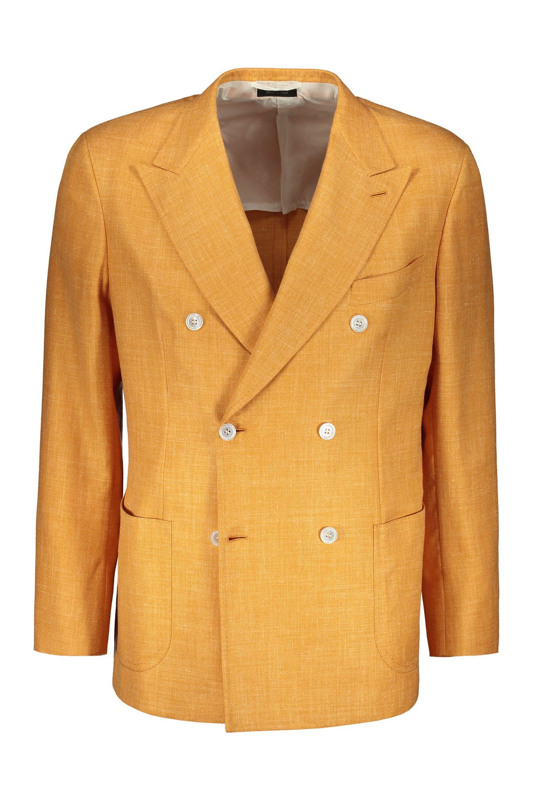 BRIONI-OUTLET-SALE-Double-breasted wool and silk jacket-ARCHIVIST