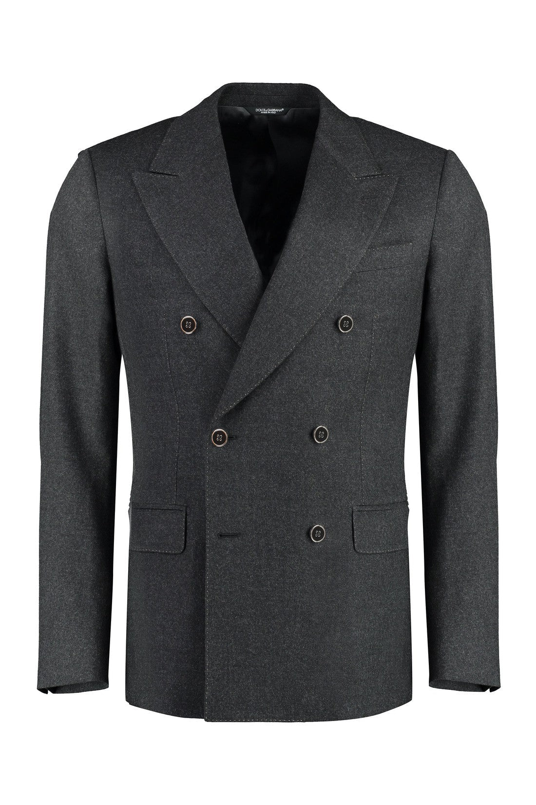 Dolce & Gabbana-OUTLET-SALE-Double-breasted wool blazer-ARCHIVIST