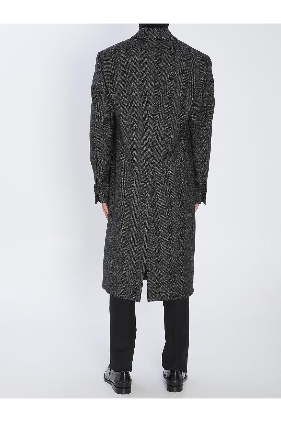 Lardini-OUTLET-SALE-Double-breasted wool coat-ARCHIVIST