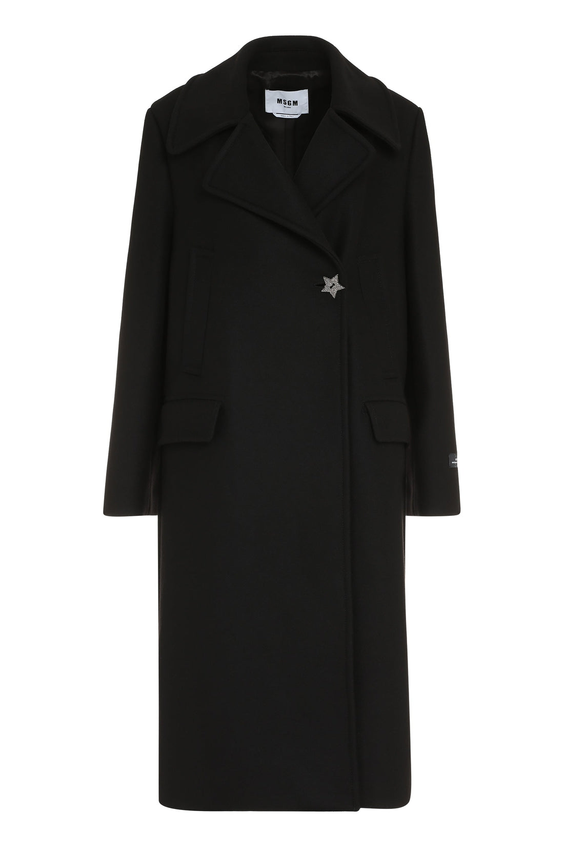 MSGM-OUTLET-SALE-Double-breasted wool coat-ARCHIVIST