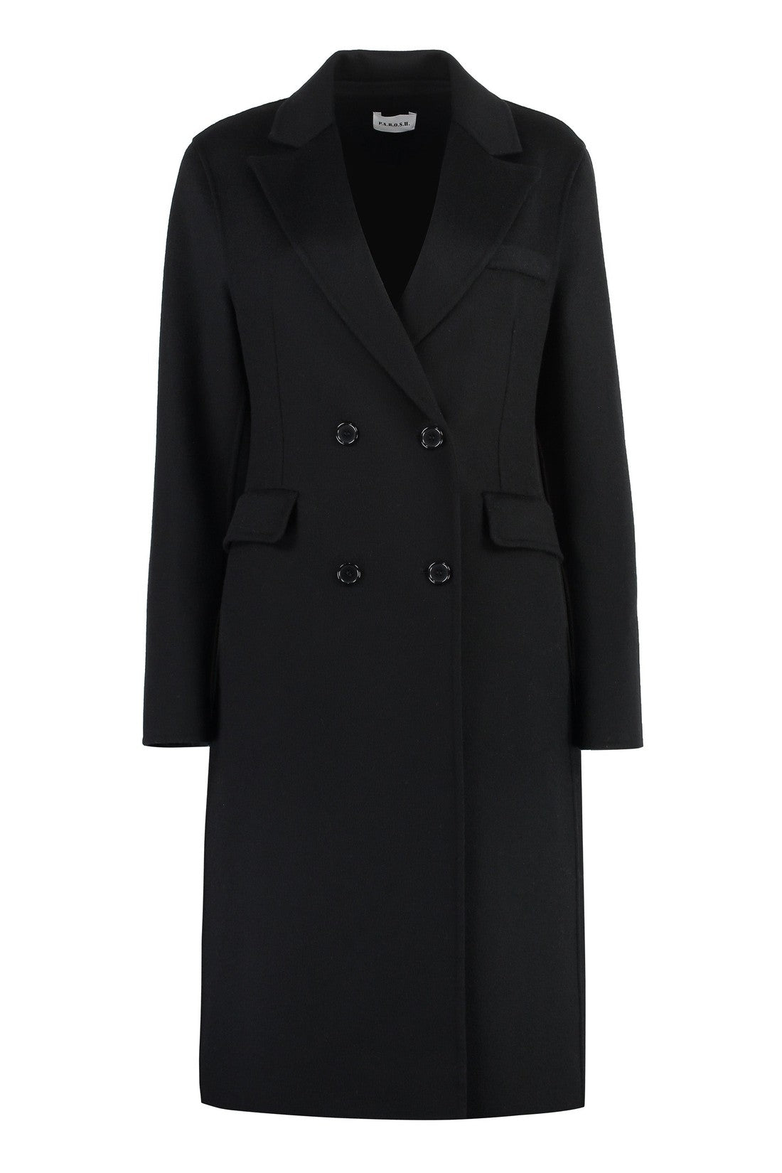 Parosh-OUTLET-SALE-Double-breasted wool coat-ARCHIVIST
