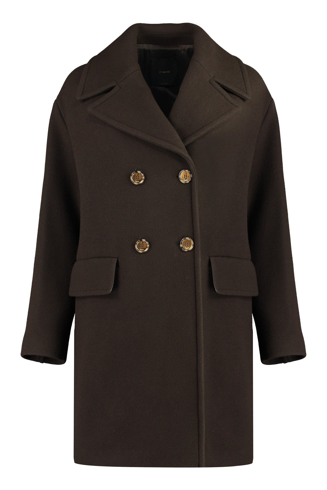 Pinko-OUTLET-SALE-Double-breasted wool coat-ARCHIVIST