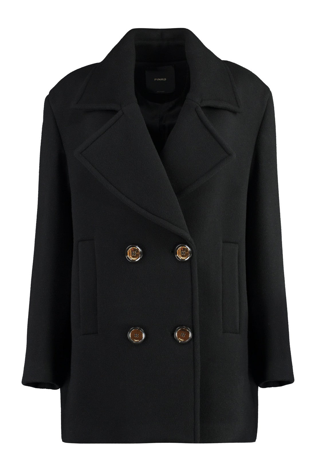 Pinko-OUTLET-SALE-Double-breasted wool coat-ARCHIVIST