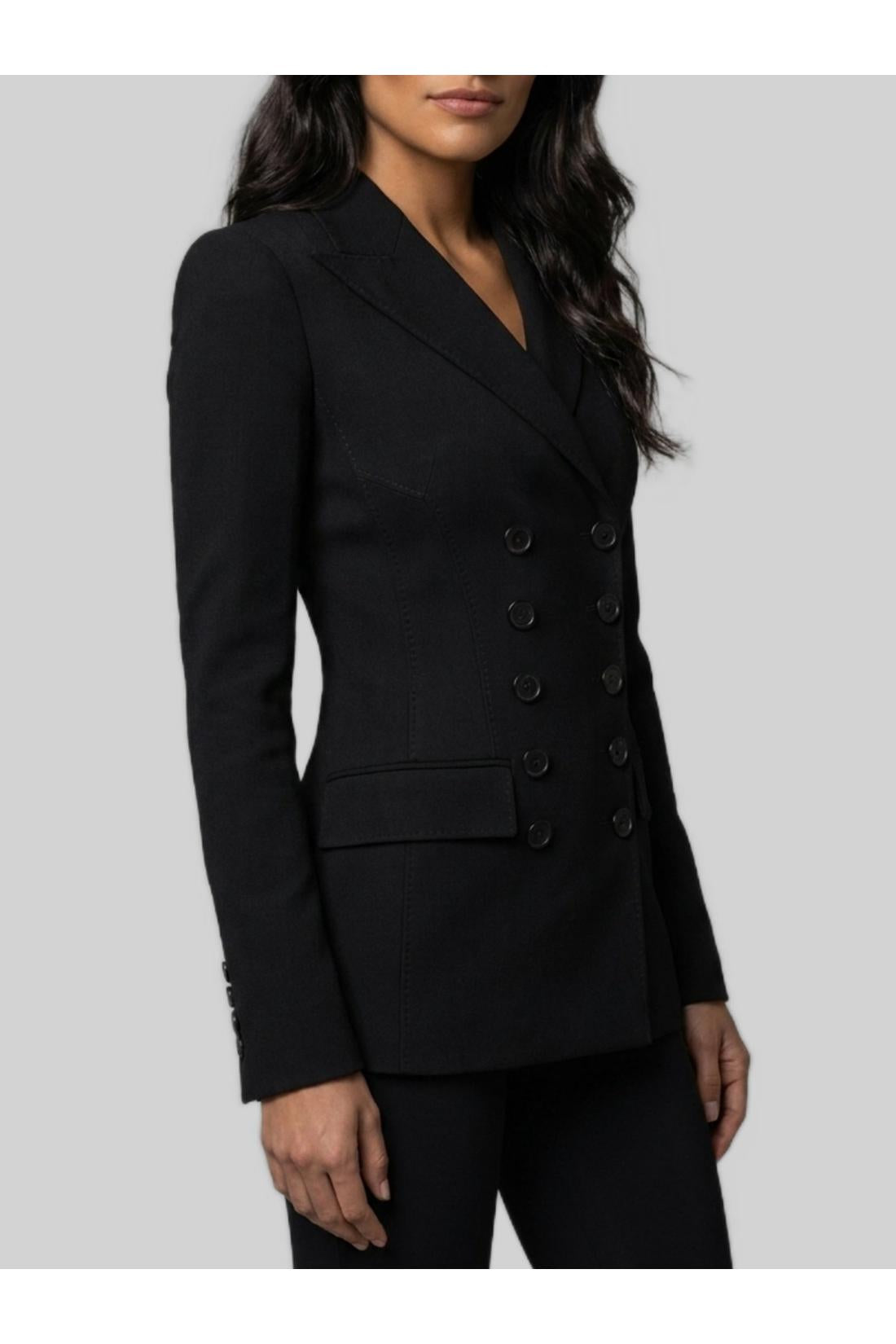 Dolce & Gabbana-OUTLET-SALE-Double-breasted wool jacket-ARCHIVIST