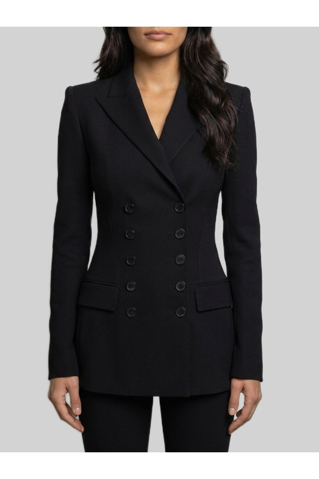 Dolce & Gabbana-OUTLET-SALE-Double-breasted wool jacket-ARCHIVIST