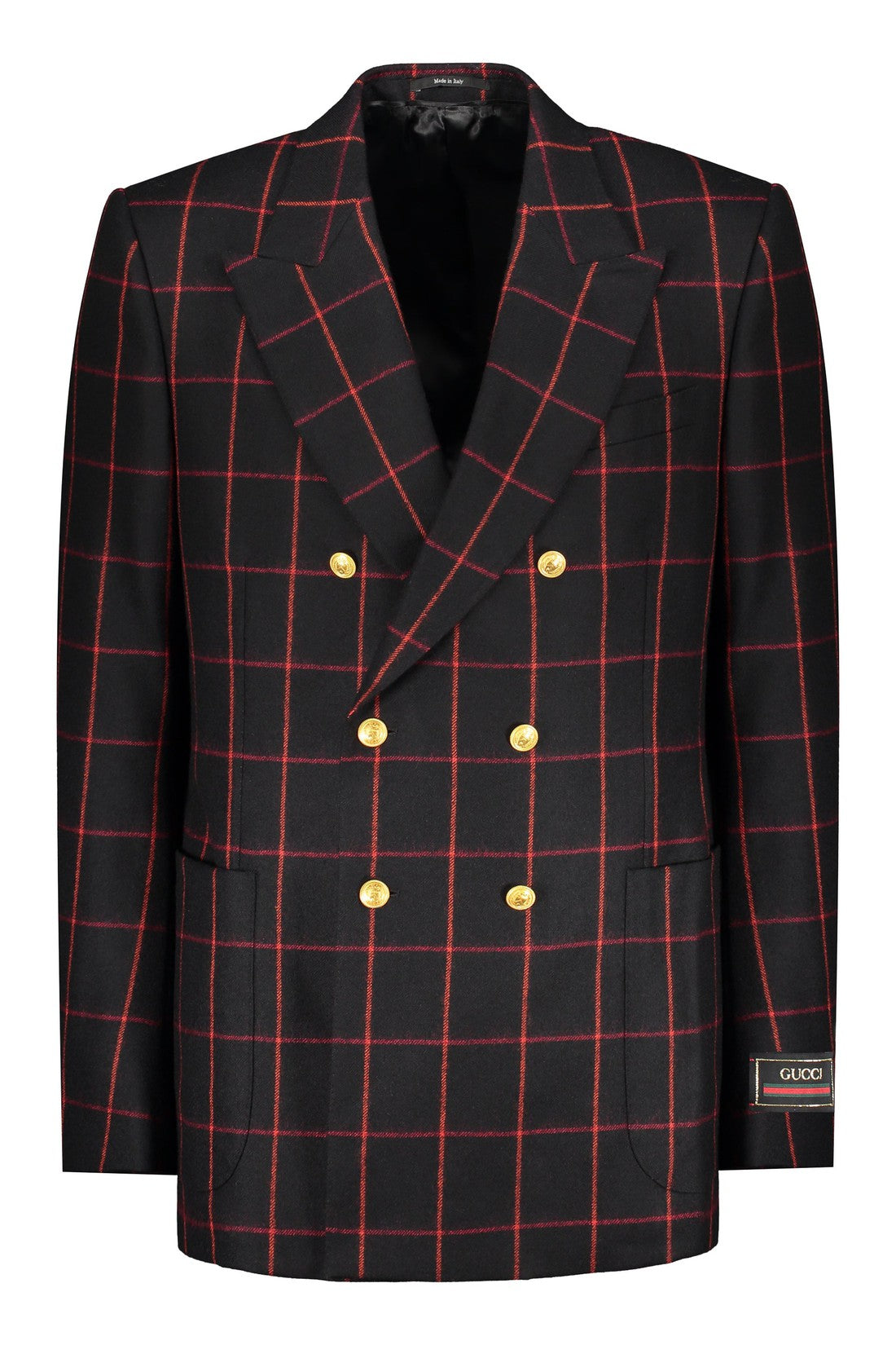 Gucci-OUTLET-SALE-Double-breasted wool jacket-ARCHIVIST