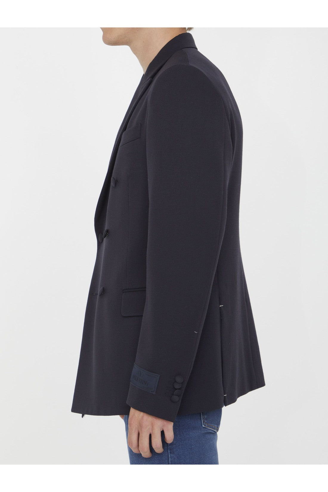 VALENTINO GARAVANI-OUTLET-SALE-Double-breasted wool jacket-ARCHIVIST