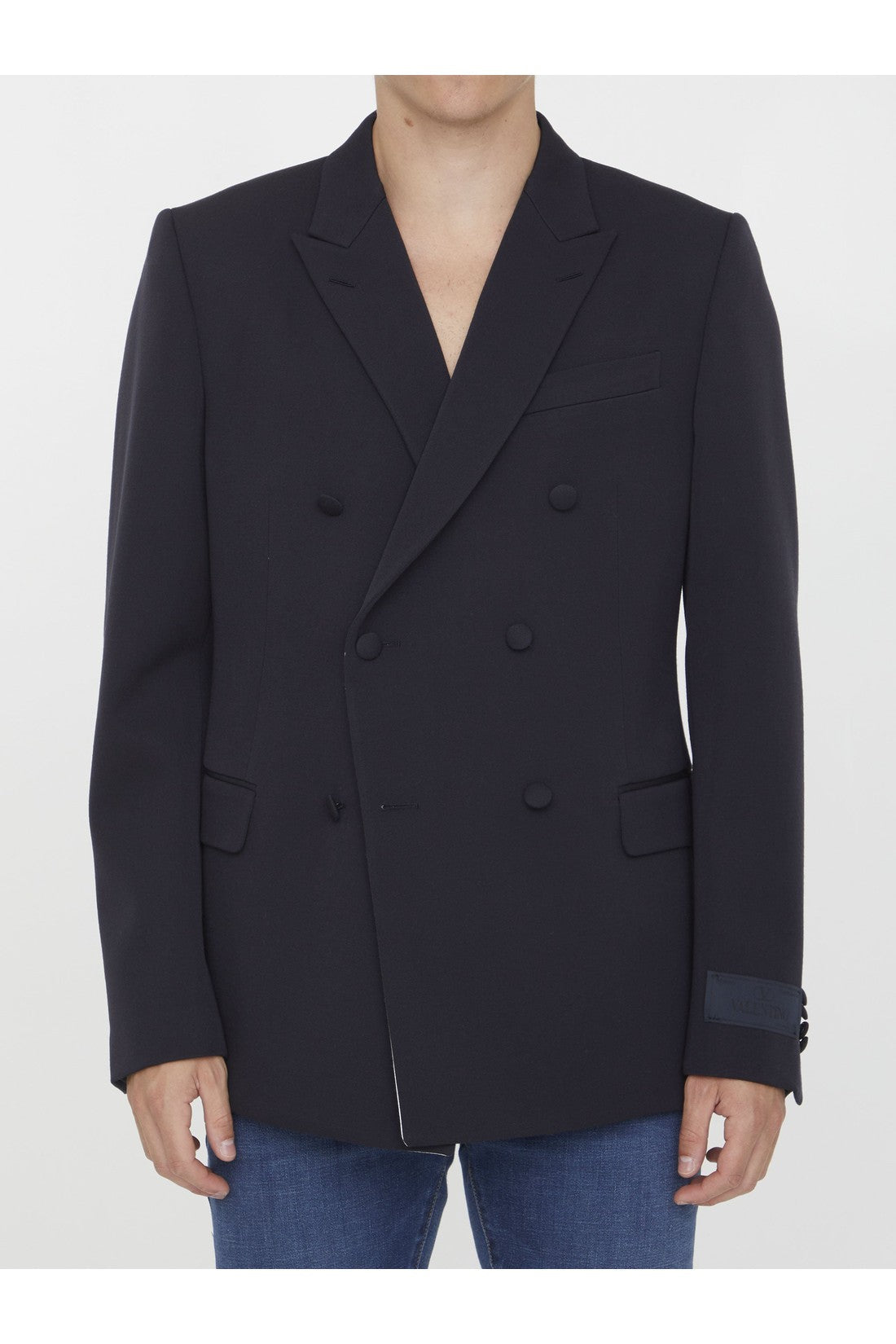 VALENTINO GARAVANI-OUTLET-SALE-Double-breasted wool jacket-ARCHIVIST