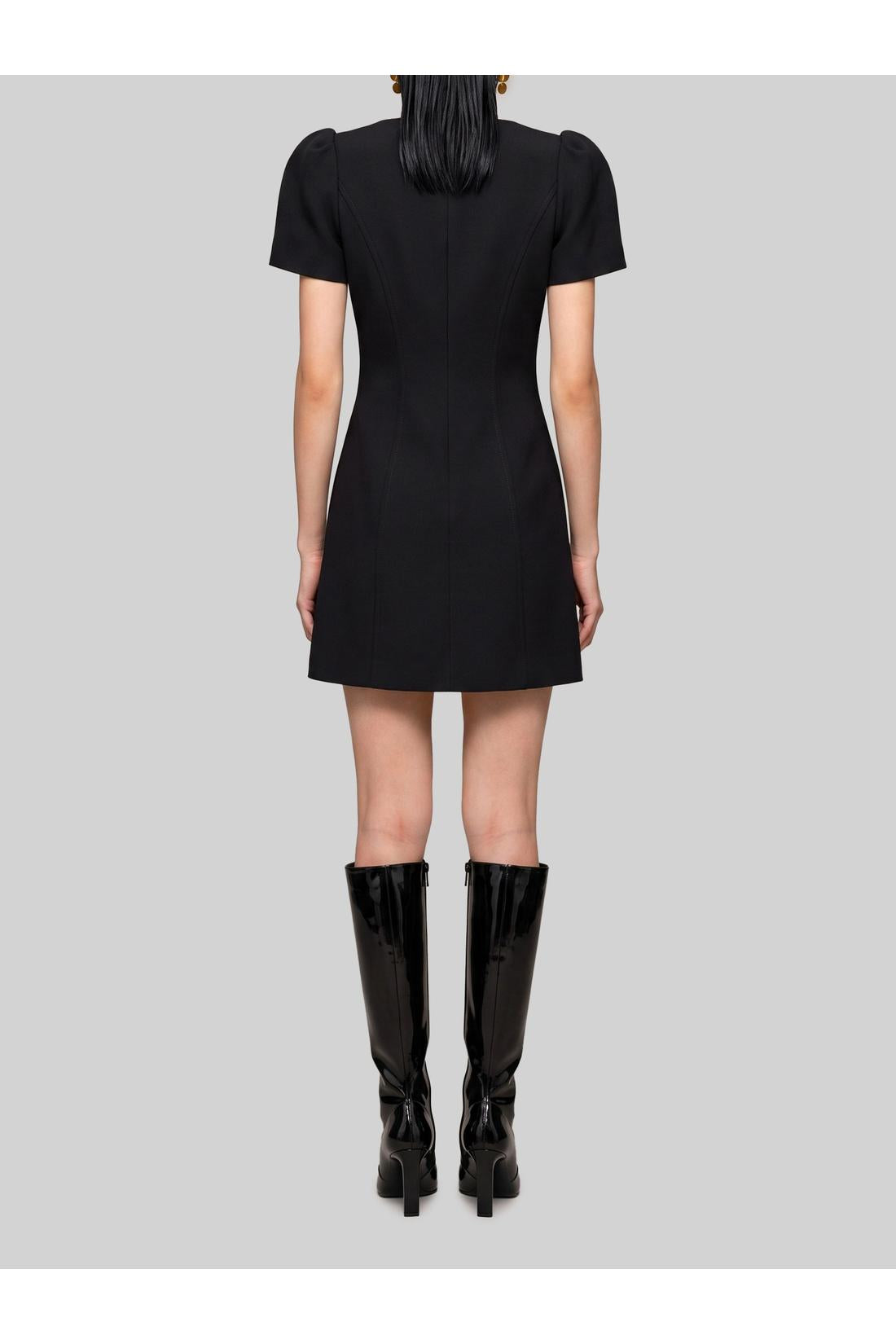 Sutton new york-OUTLET-SALE-Double crepe mini dress-ARCHIVIST