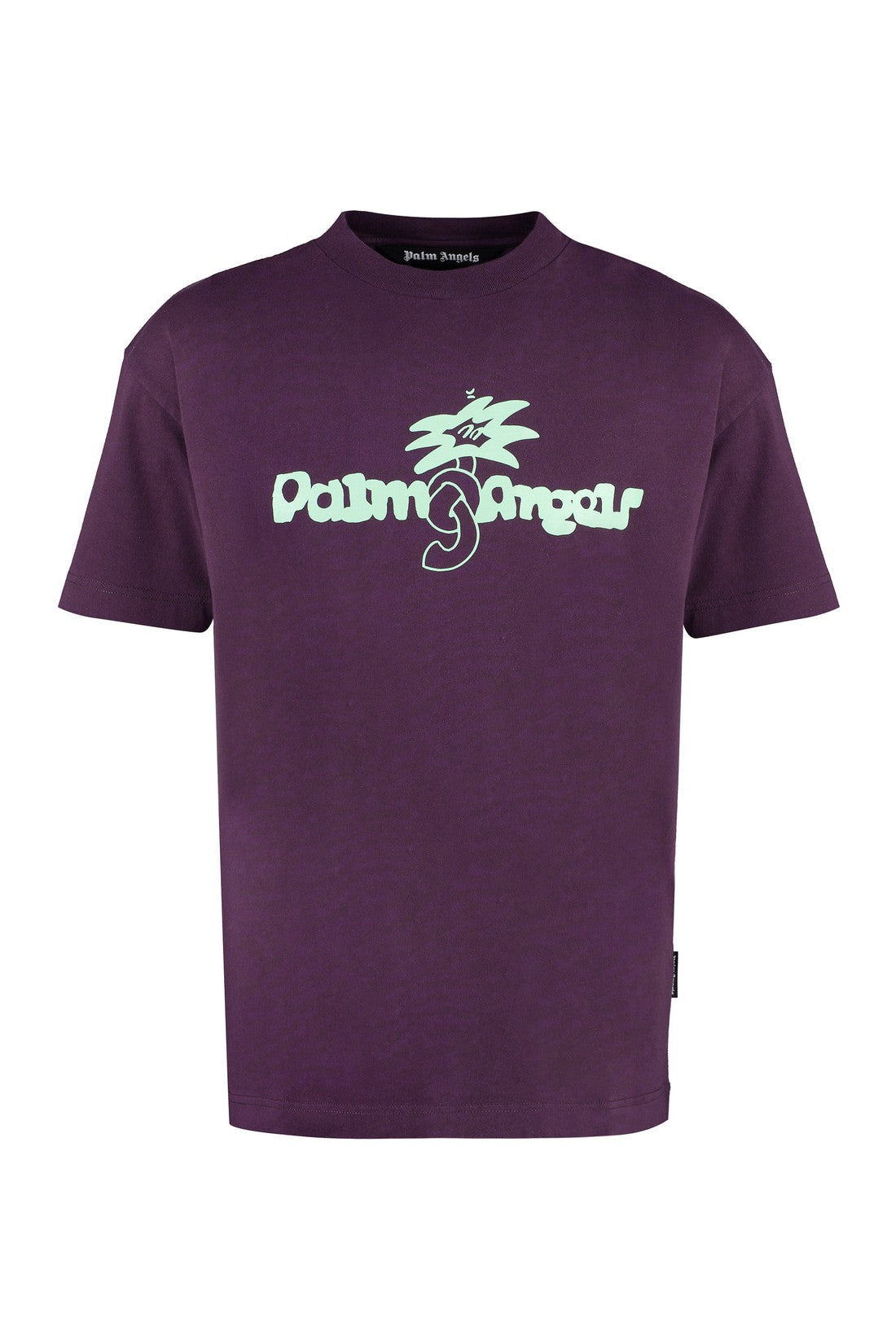 Palm Angels-OUTLET-SALE-Douby cotton T-shirt-ARCHIVIST