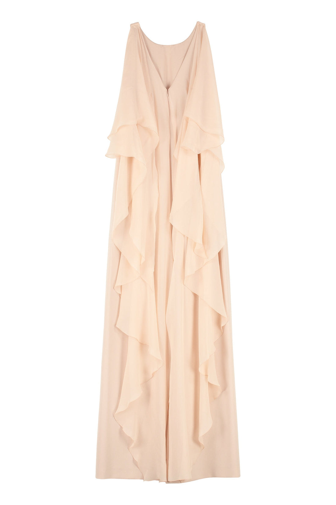 Max Mara-OUTLET-SALE-Dovere ruffled cady dress-ARCHIVIST