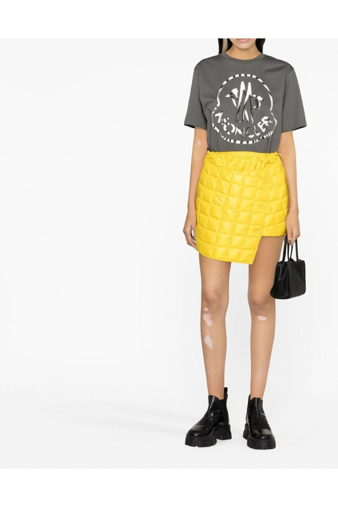 Moncler-OUTLET-SALE-Down Filled Quilted Asymmetric Skirt-ARCHIVIST