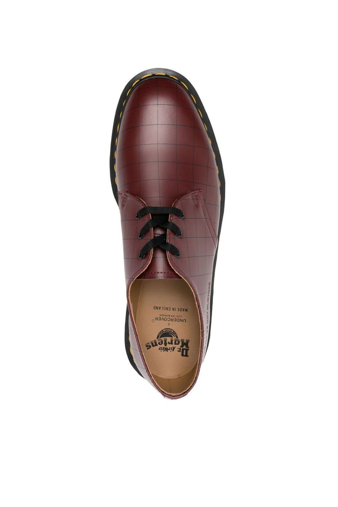 Dr. Martens-OUTLET-SALE-Dr. Martens 1461 Check x Undercover Lace-up Derby-ARCHIVIST