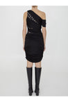 MARINE SERRE-OUTLET-SALE-Draped jersey dress-ARCHIVIST