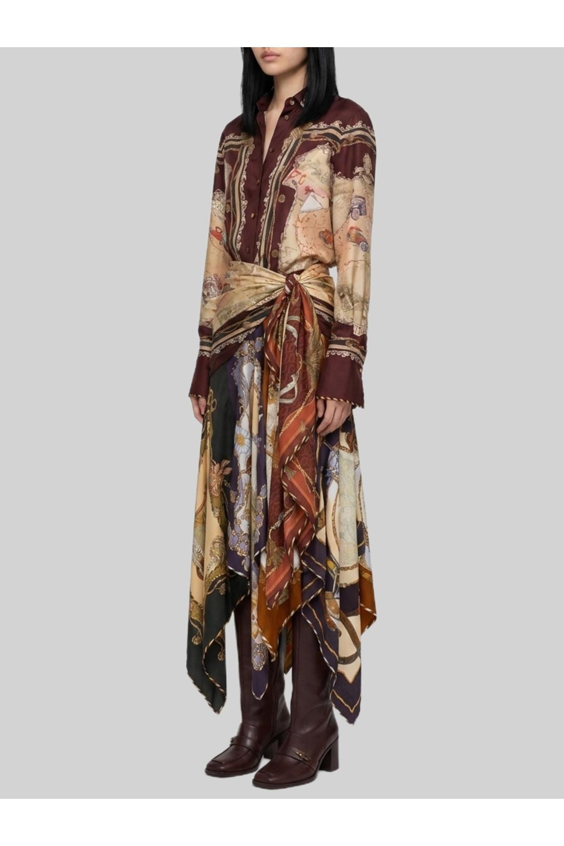 Zimmermann-OUTLET-SALE-Draped midi skirt with Valiant scarf-ARCHIVIST