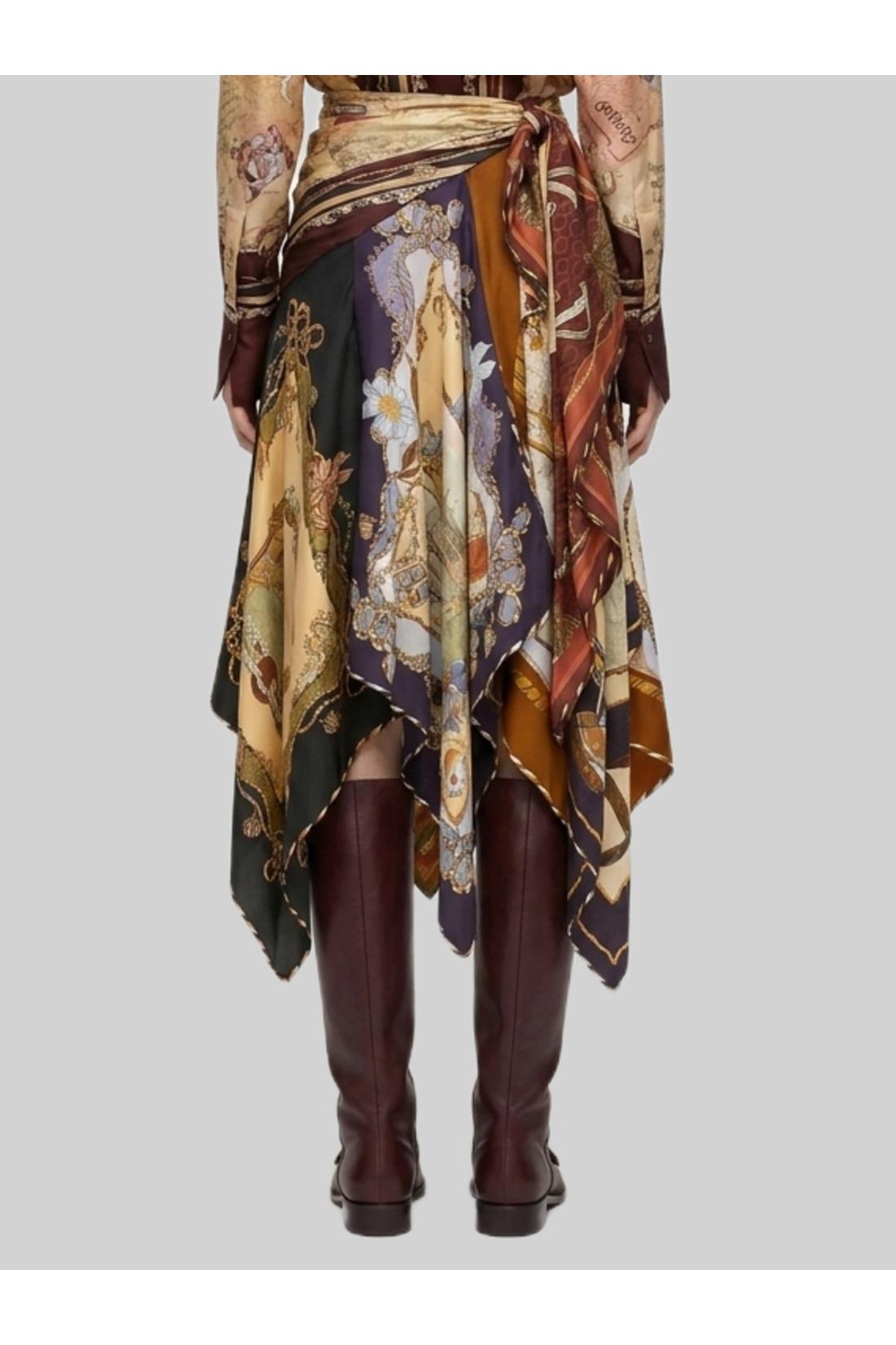 Zimmermann-OUTLET-SALE-Draped midi skirt with Valiant scarf-ARCHIVIST