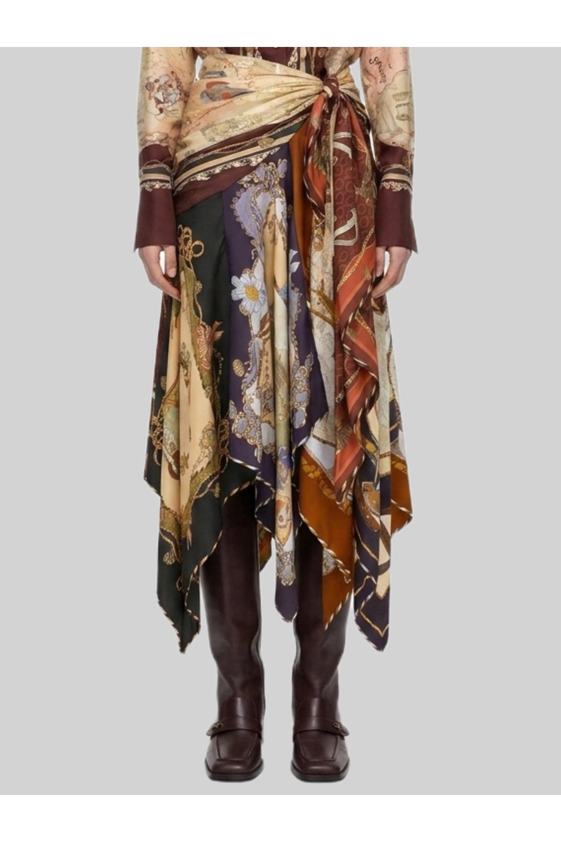 Zimmermann-OUTLET-SALE-Draped midi skirt with Valiant scarf-ARCHIVIST