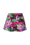 Moncler-OUTLET-SALE-Drawstring Floral Print Shorts-ARCHIVIST