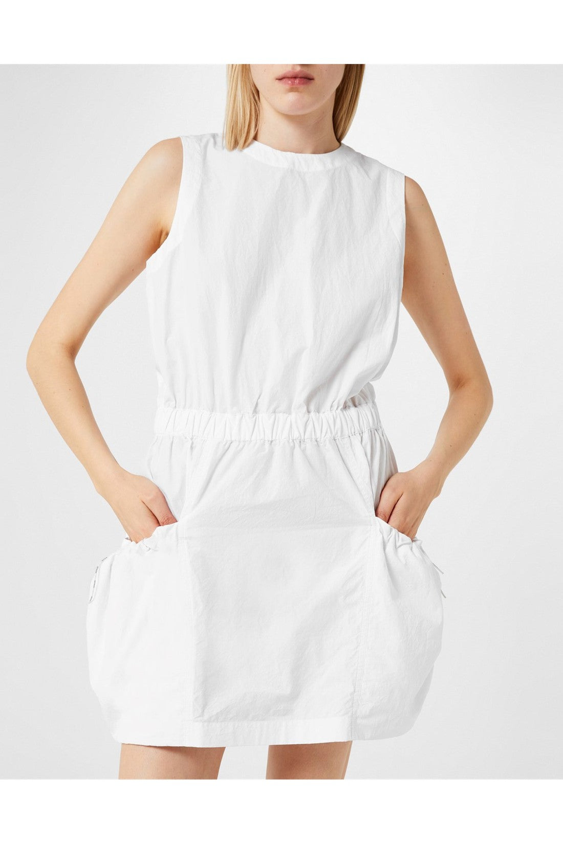 Moncler-OUTLET-SALE-Drawstring Sleeveless Dress-ARCHIVIST