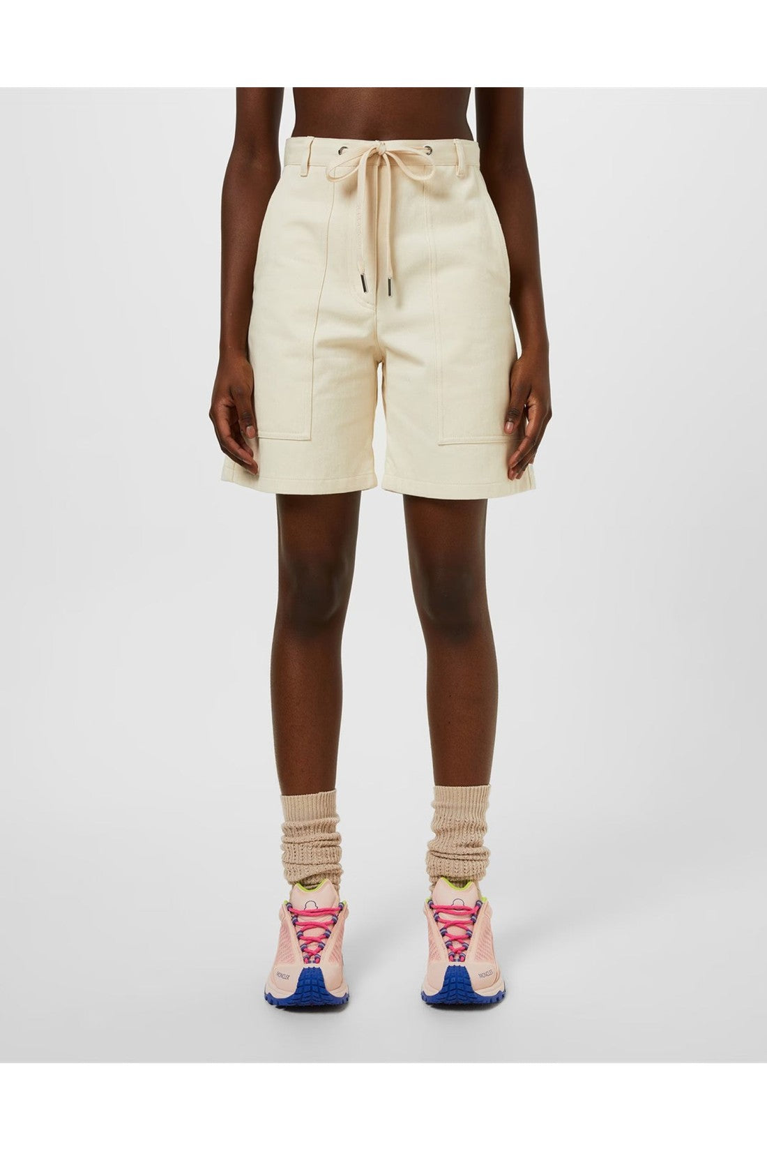 Moncler-OUTLET-SALE-Drawstring-Waist Knee-Length Shorts-ARCHIVIST