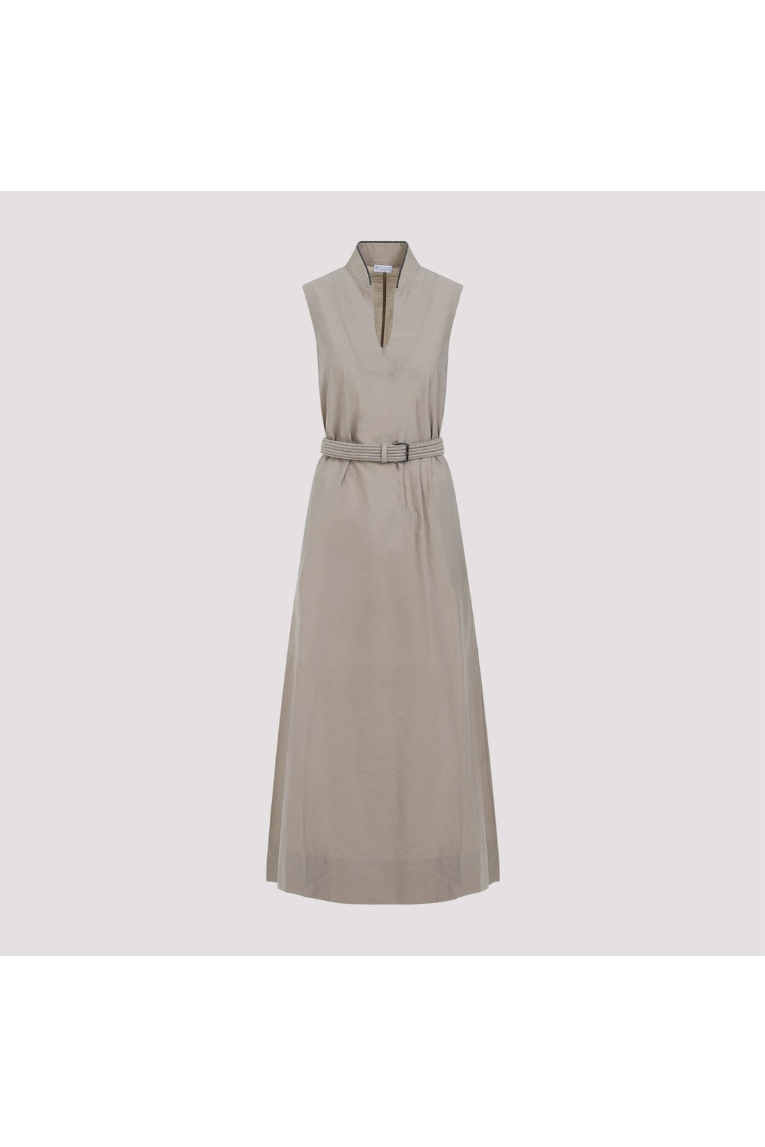 BRUNELLO CUCINELLI-OUTLET-SALE-Dres Beige-ARCHIVIST