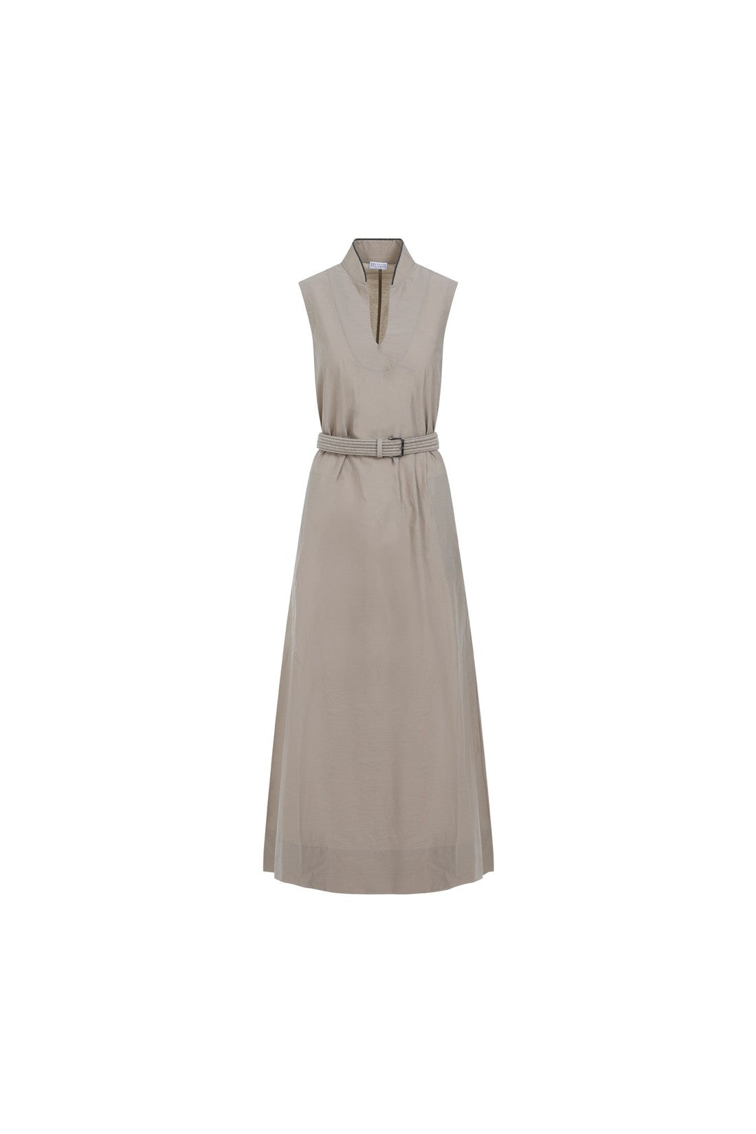 BRUNELLO CUCINELLI-OUTLET-SALE-Dres Beige-ARCHIVIST