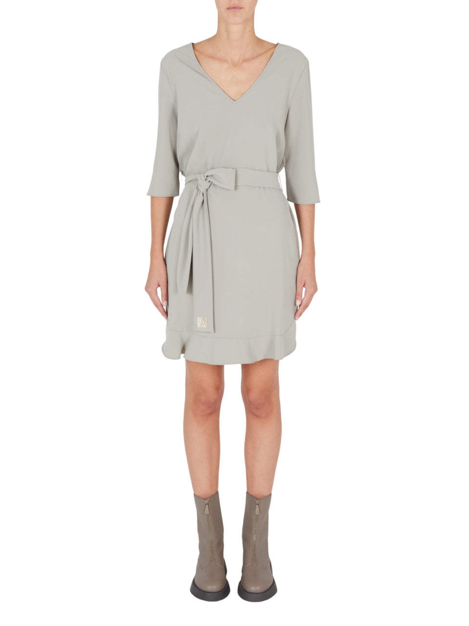 ARMANI EXCHANGE-OUTLET-SALE-Dress BEIGE-ARCHIVIST