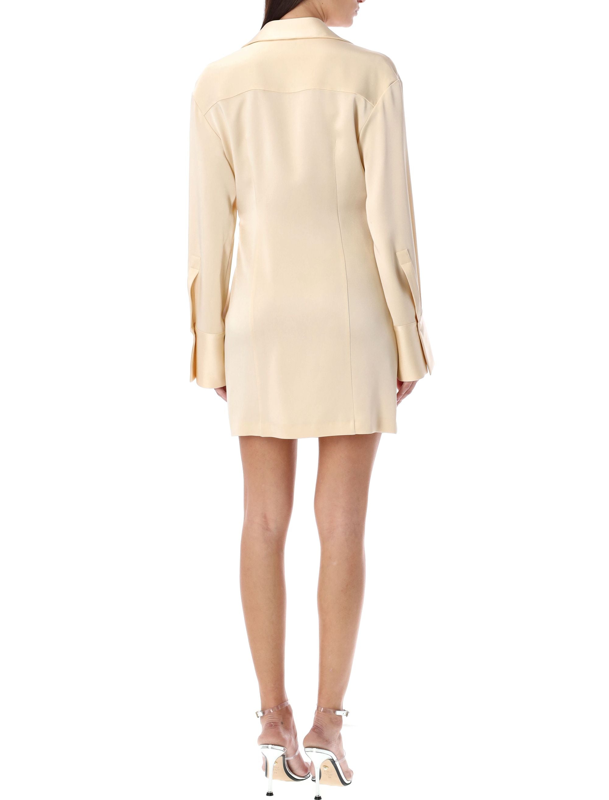 BLUMARINE-OUTLET-SALE-Dress BEIGE-ARCHIVIST