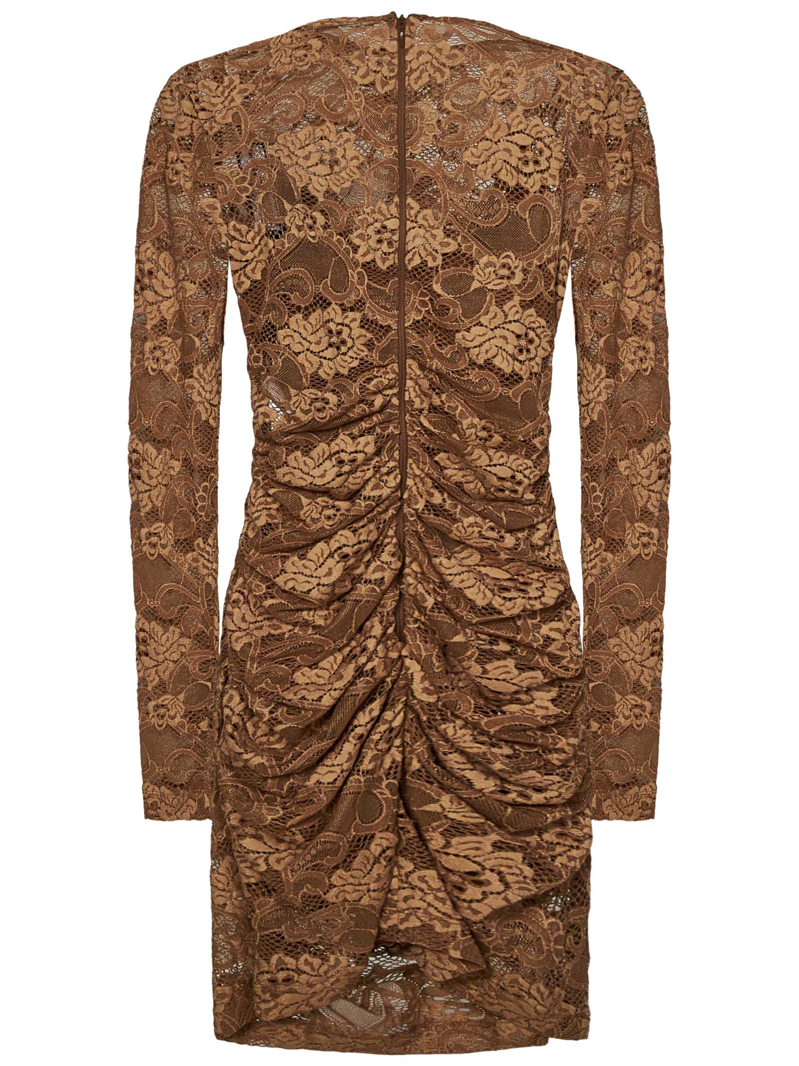 Dolce & Gabbana-OUTLET-SALE-Dress BEIGE-ARCHIVIST