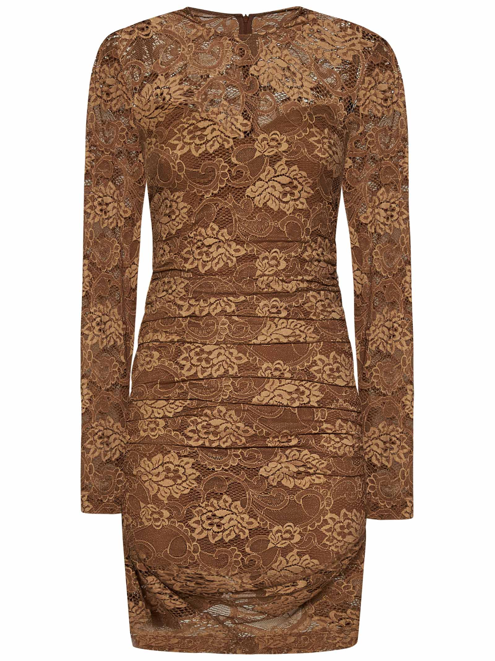 Dolce & Gabbana-OUTLET-SALE-Dress BEIGE-ARCHIVIST