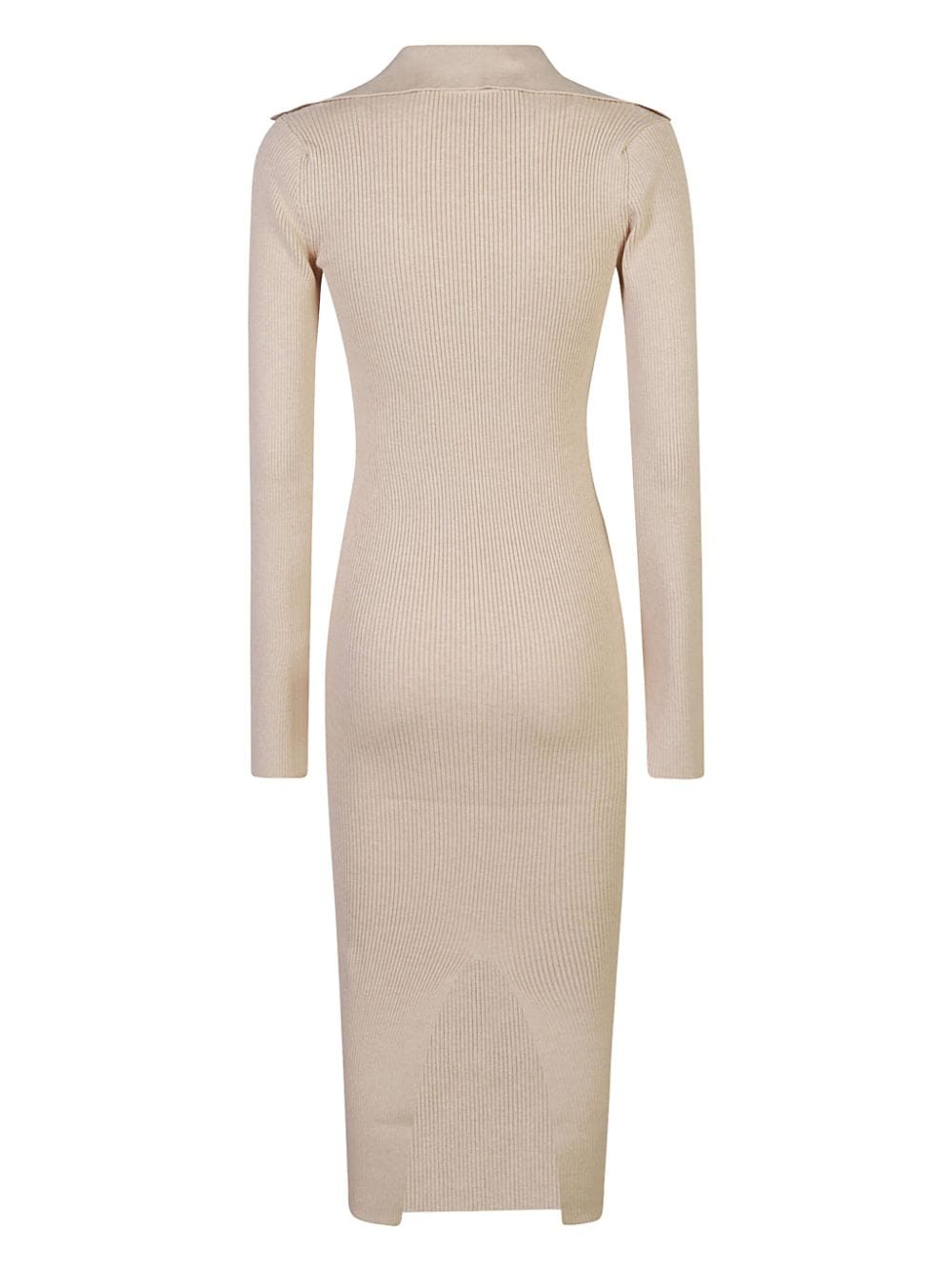 Federica Tosi-OUTLET-SALE-Dress BEIGE-ARCHIVIST