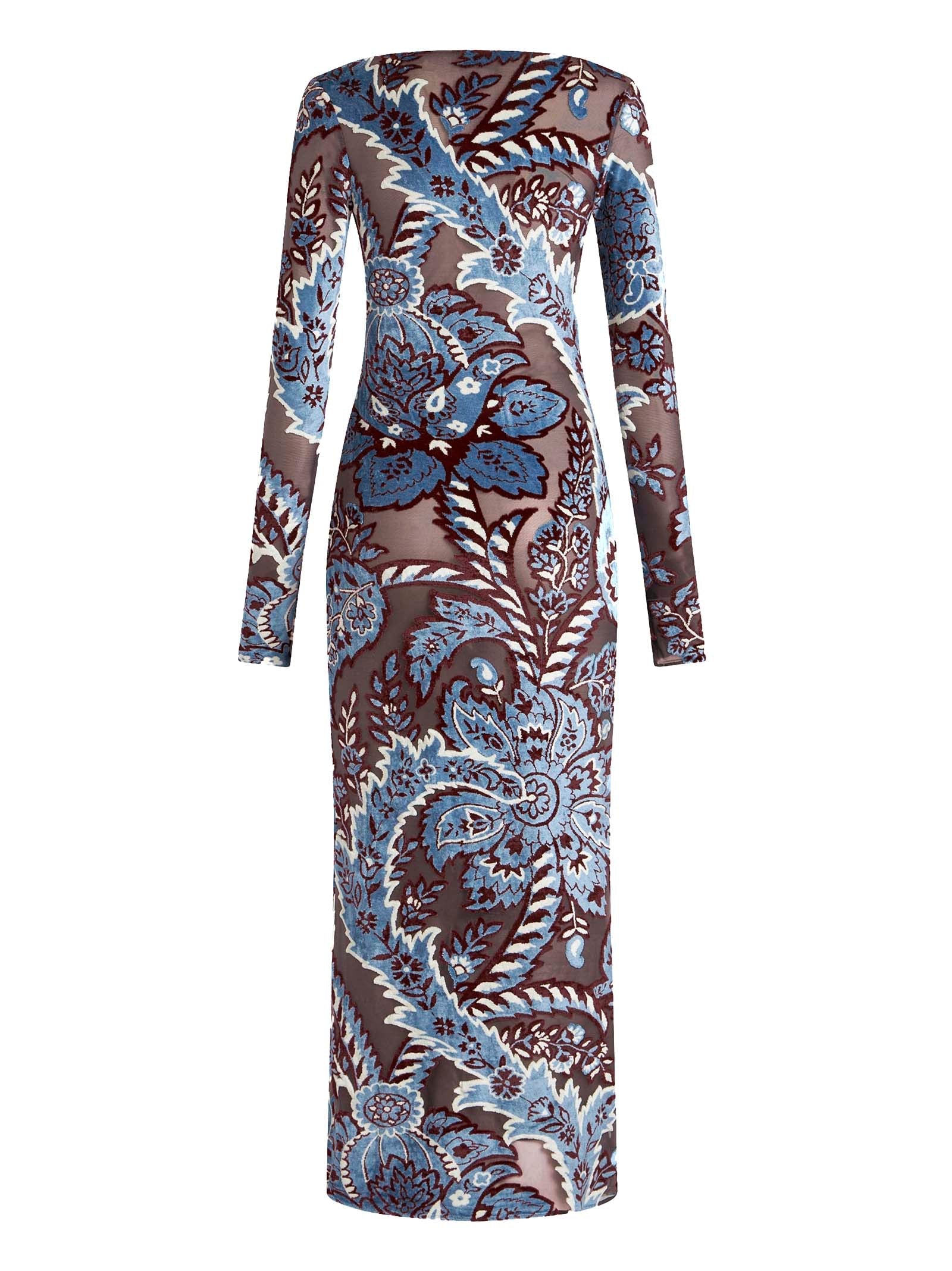 ETRO-OUTLET-SALE-Dress BLAU-ARCHIVIST