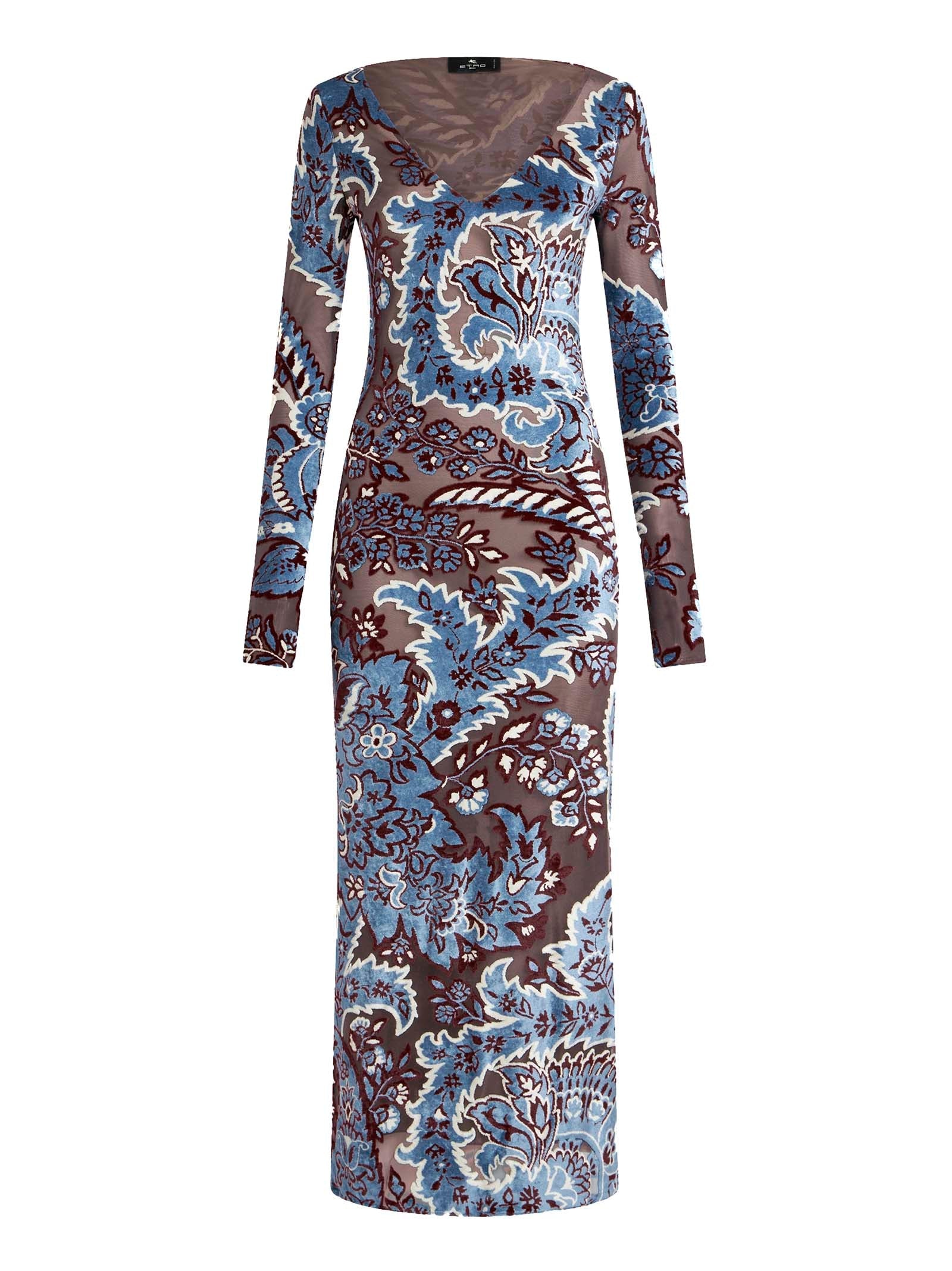 ETRO-OUTLET-SALE-Dress BLAU-ARCHIVIST