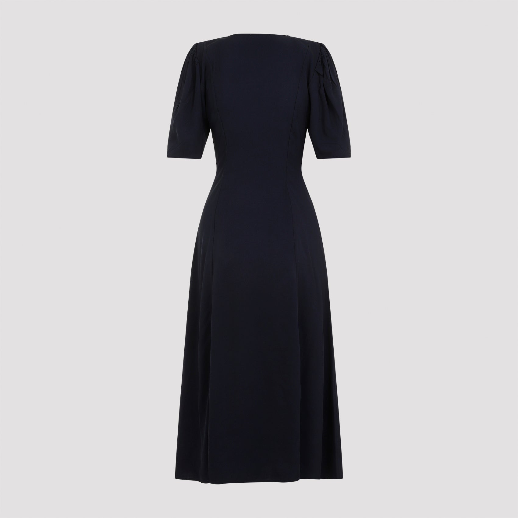 GANNI-OUTLET-SALE-Dress BLAU-ARCHIVIST