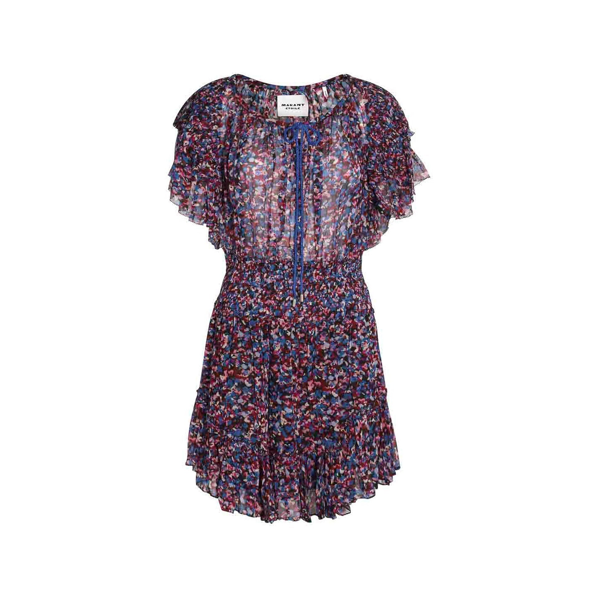 ISABEL MARANT ETOILE-OUTLET-SALE-Dress BLAU-ARCHIVIST